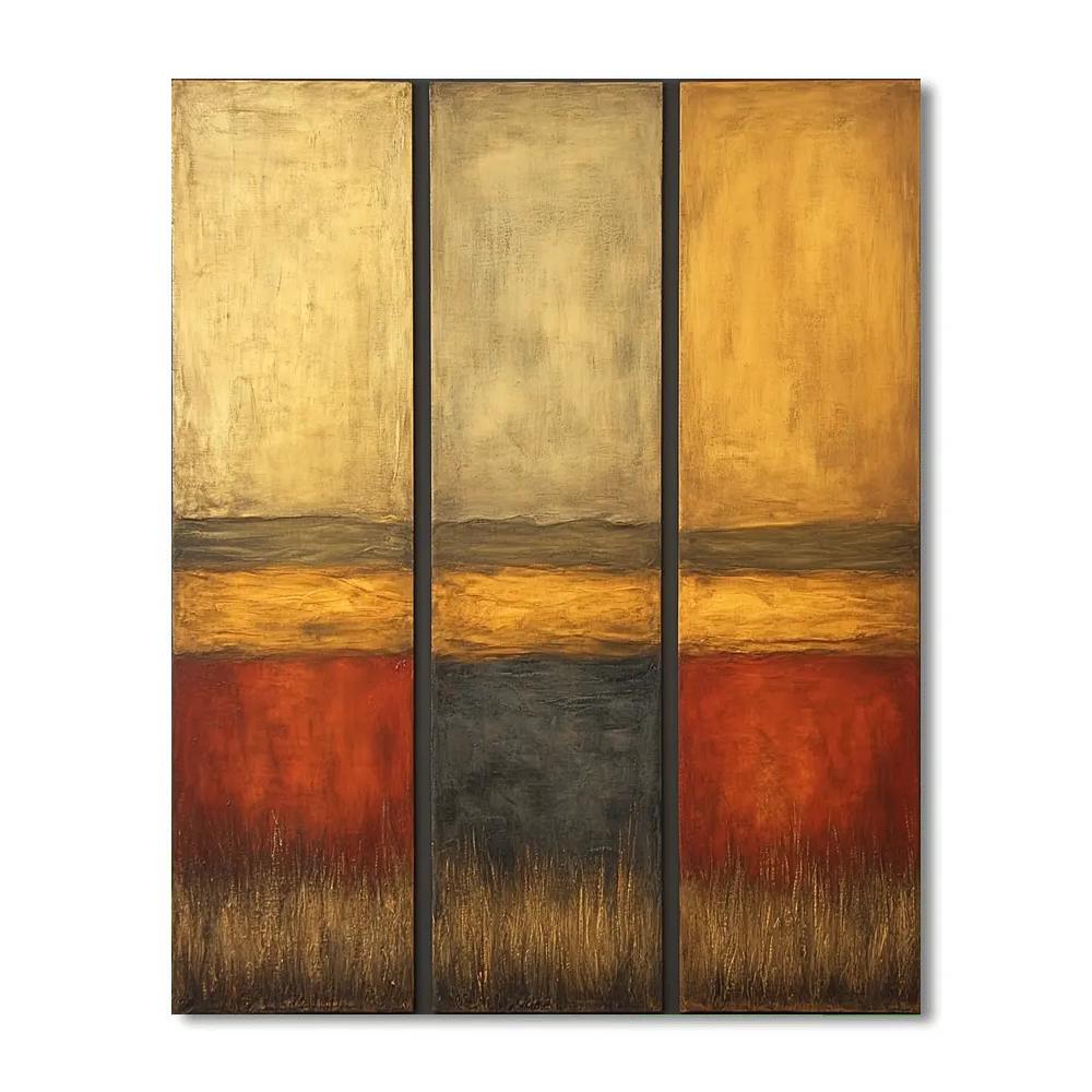 Mark Rothko Inspired Amber Silence paint by numbers