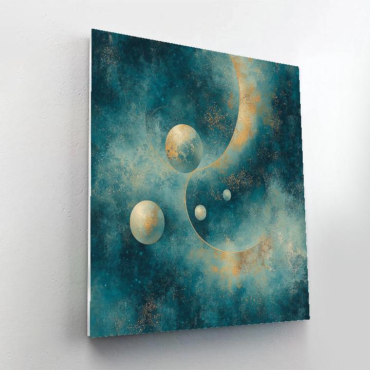 Max Ernst Inspired Cosmic Reverie DIY paint by numbers