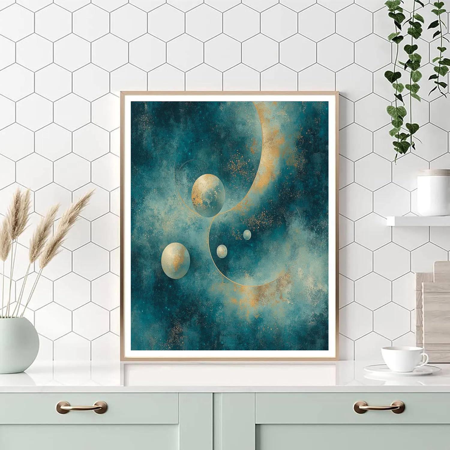 Max Ernst Inspired Cosmic Reverie DIY paint by numbers