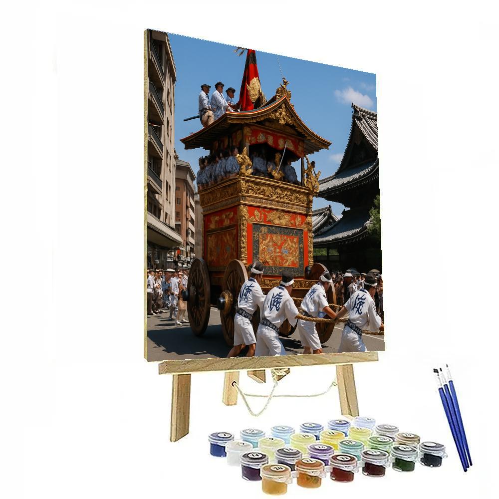 Gion Matsuri Festival Float Paint by numbers kits