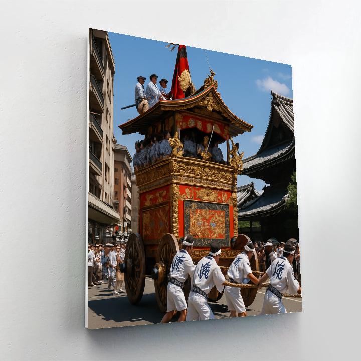 Gion Matsuri Festival Float Paint by numbers kits