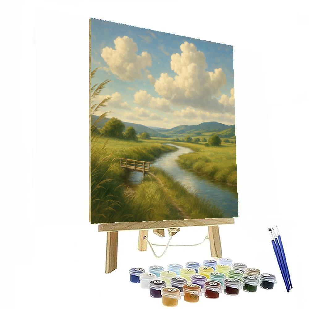 Landscape Horizon Echoes paint by color