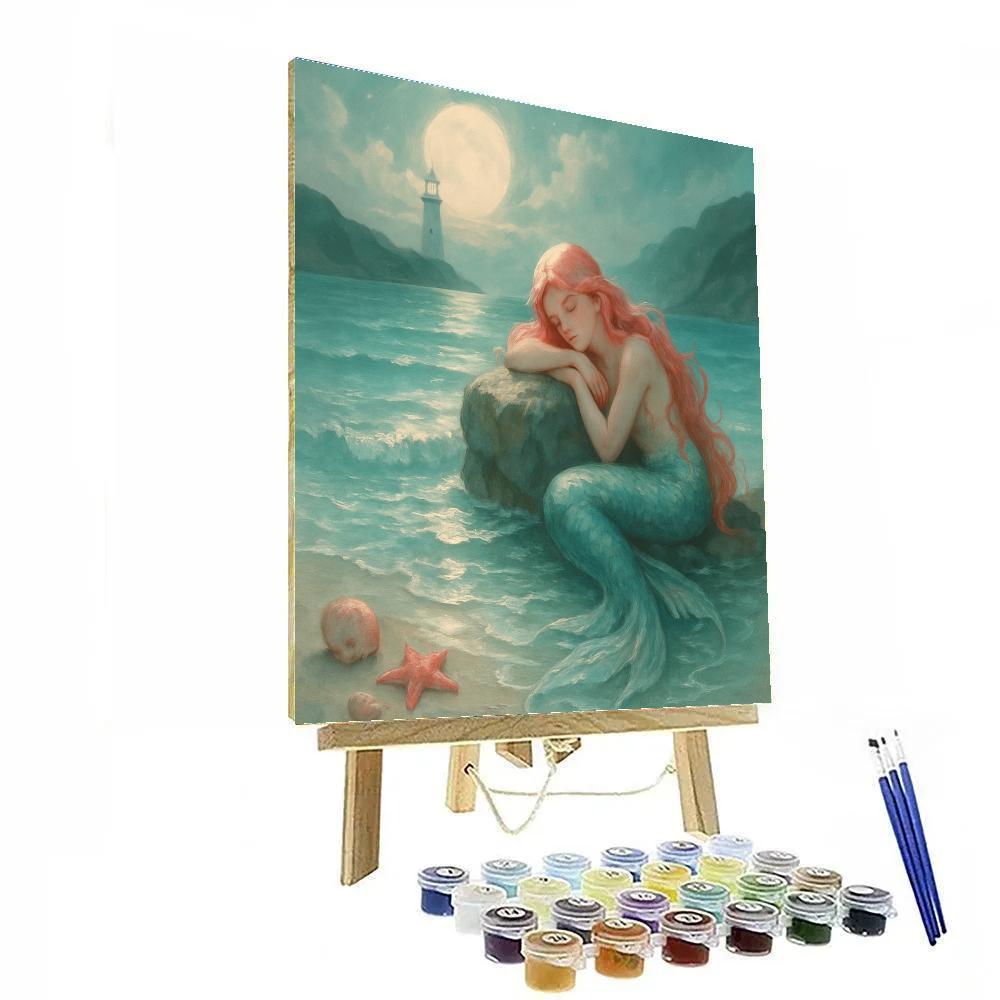 Mermaid Tide Lullaby Painting by numbers kit
