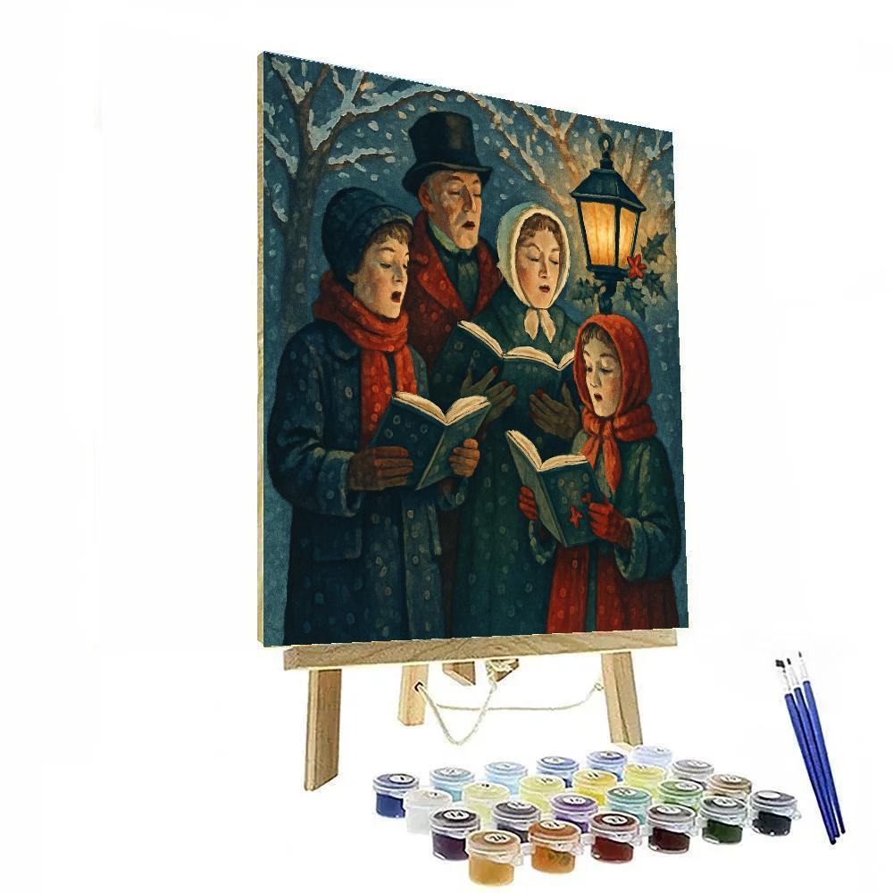 Frosted Choir Numbered painting kits