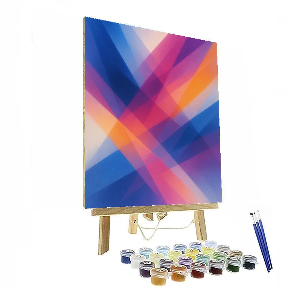 Abstract Prism Drift Paint by numbers kits