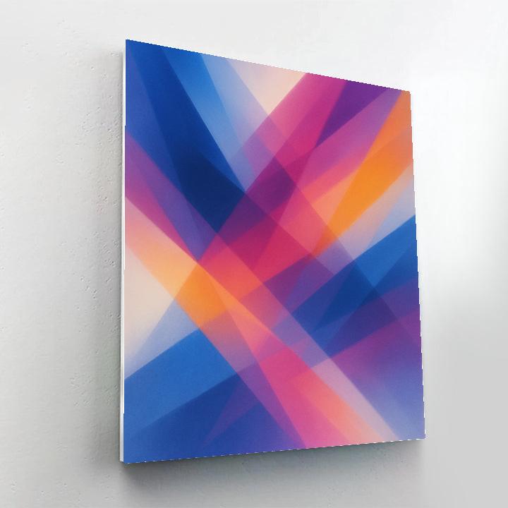 Abstract Prism Drift Paint by numbers kits