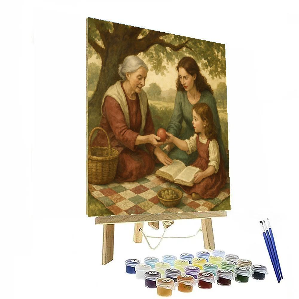 Picnic Quilt Of Generations Number painting