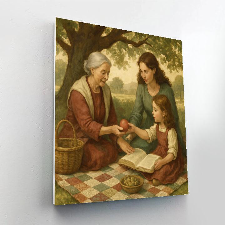 Picnic Quilt Of Generations Number painting