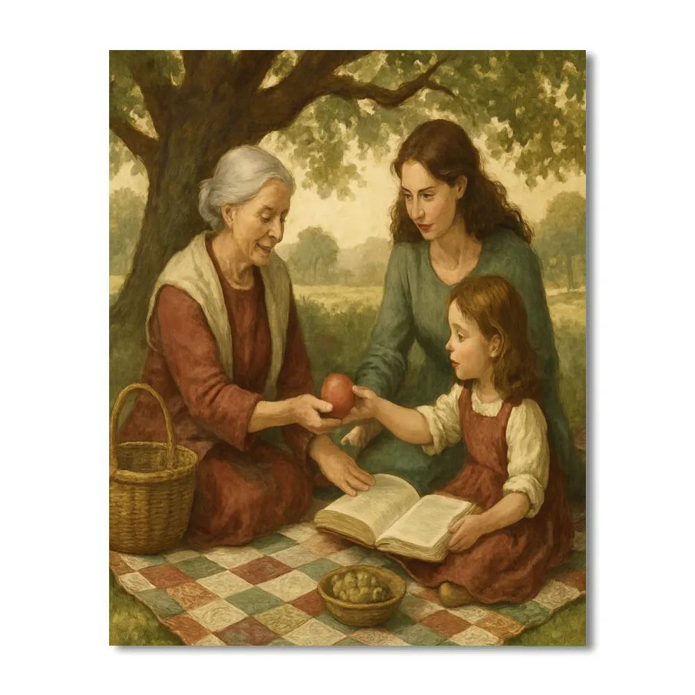 Picnic Quilt Of Generations Number painting