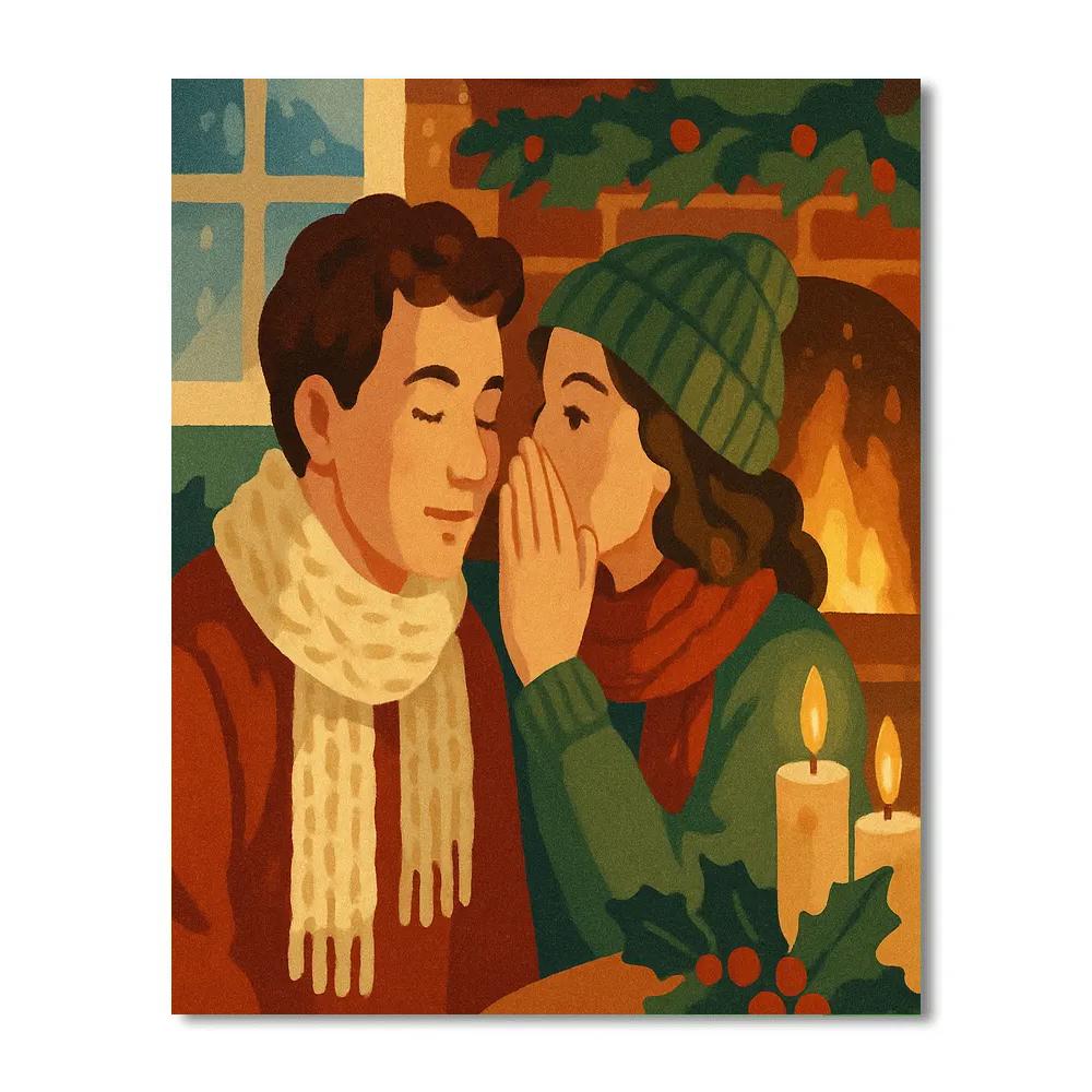 Whispers By The Hearth Paint by numbers art