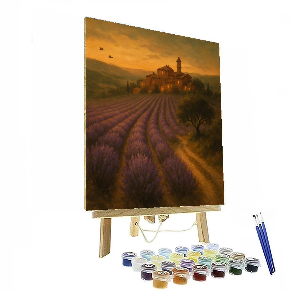 Tuscany Lavender Evening Number painting