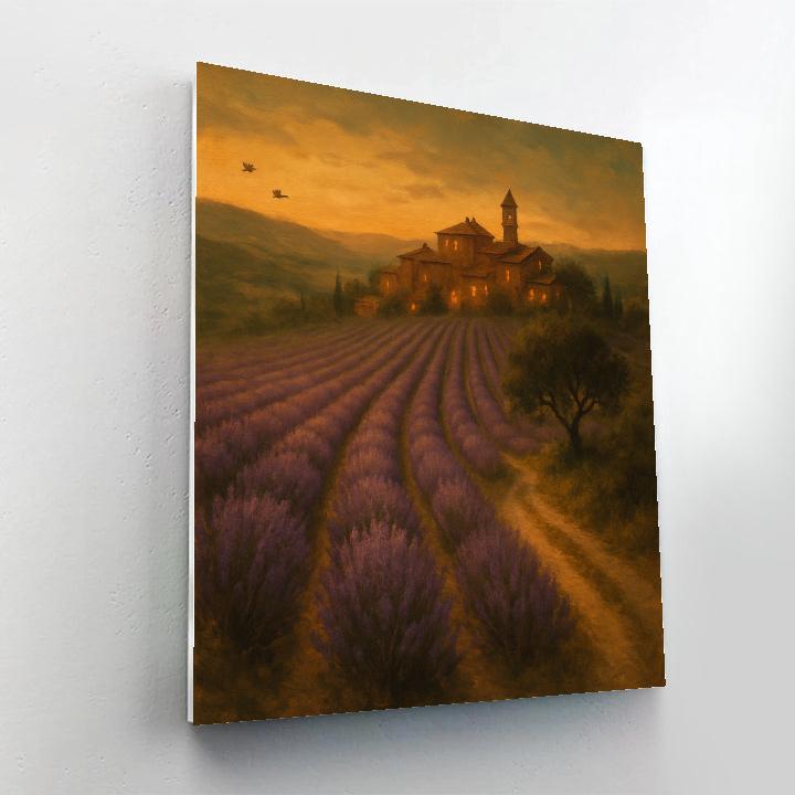 Tuscany Lavender Evening Number painting