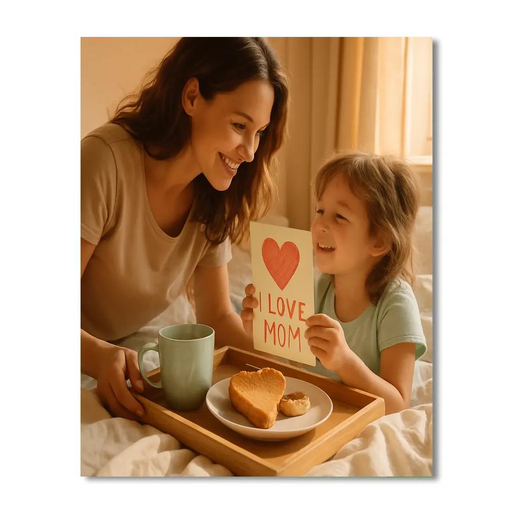 Hospitality Breakfast In Bed Surprise Paint by numbers art