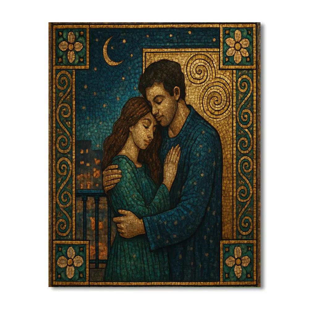 Gustav Gold Nocturne Painting by numbers kit