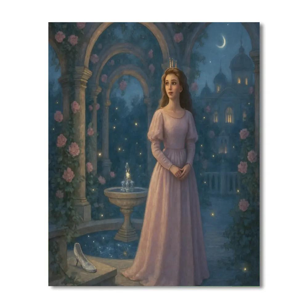 Princess Moonlit Garden paint by color