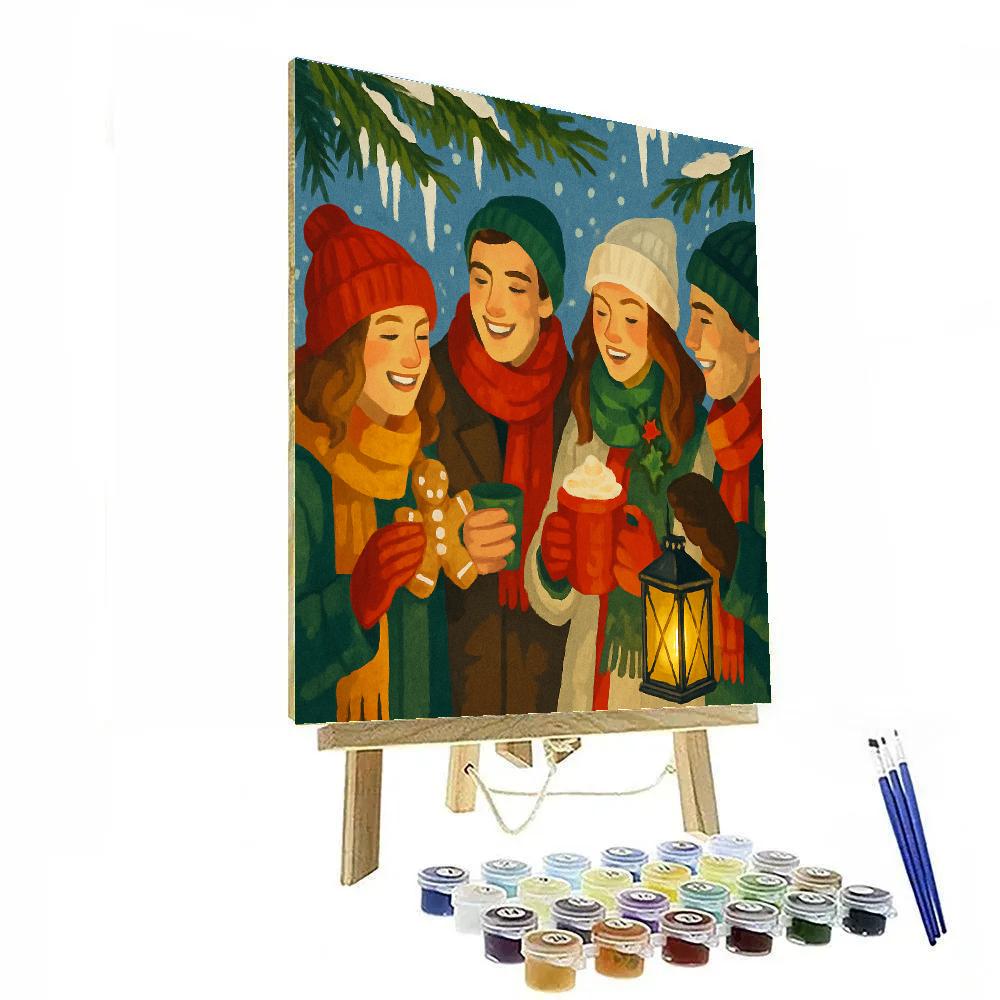 Glistening Icicle Feast Paint by numbers art