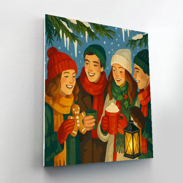Glistening Icicle Feast Paint by numbers art
