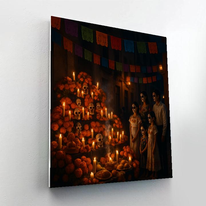Day Of The Dead Street Altar Painting by numbers kit