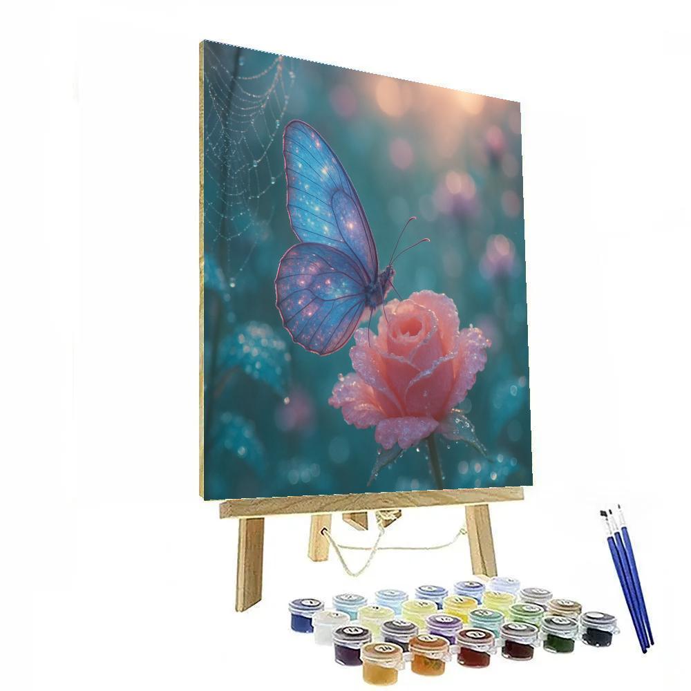 Butterfly Nebula Garden paint by number