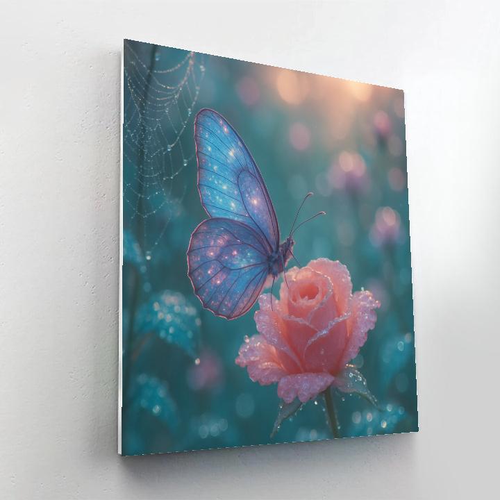 Butterfly Nebula Garden paint by number