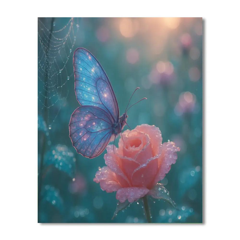 Butterfly Nebula Garden paint by number