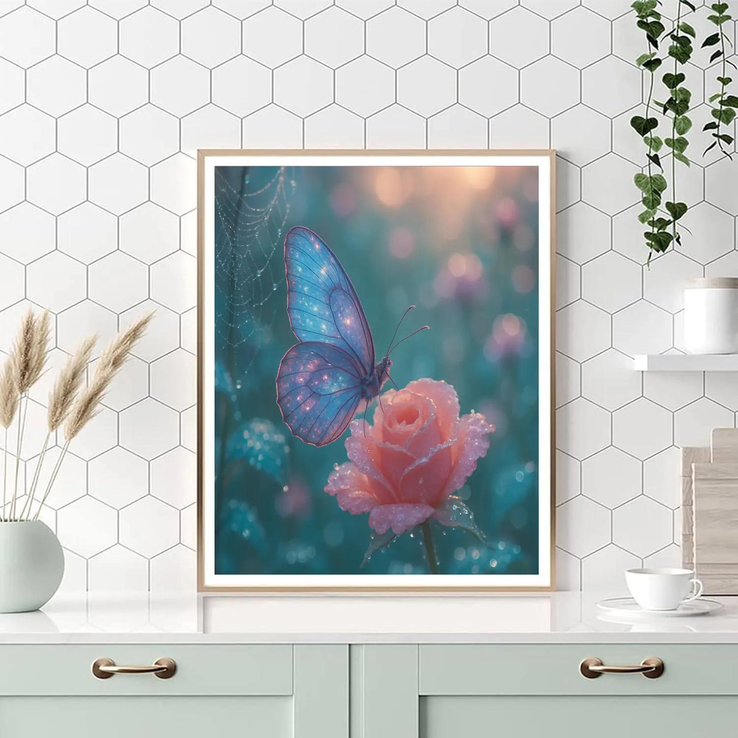 Butterfly Nebula Garden paint by number