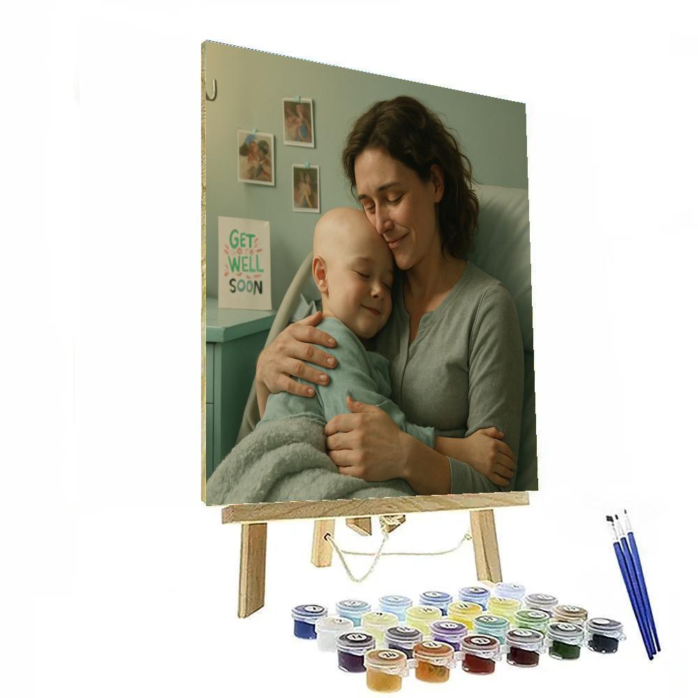 Quiet Hospital Victory Embrace Paint by numbers art