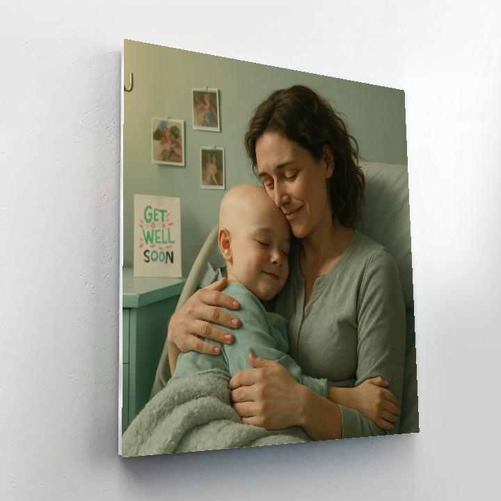 Quiet Hospital Victory Embrace Paint by numbers art