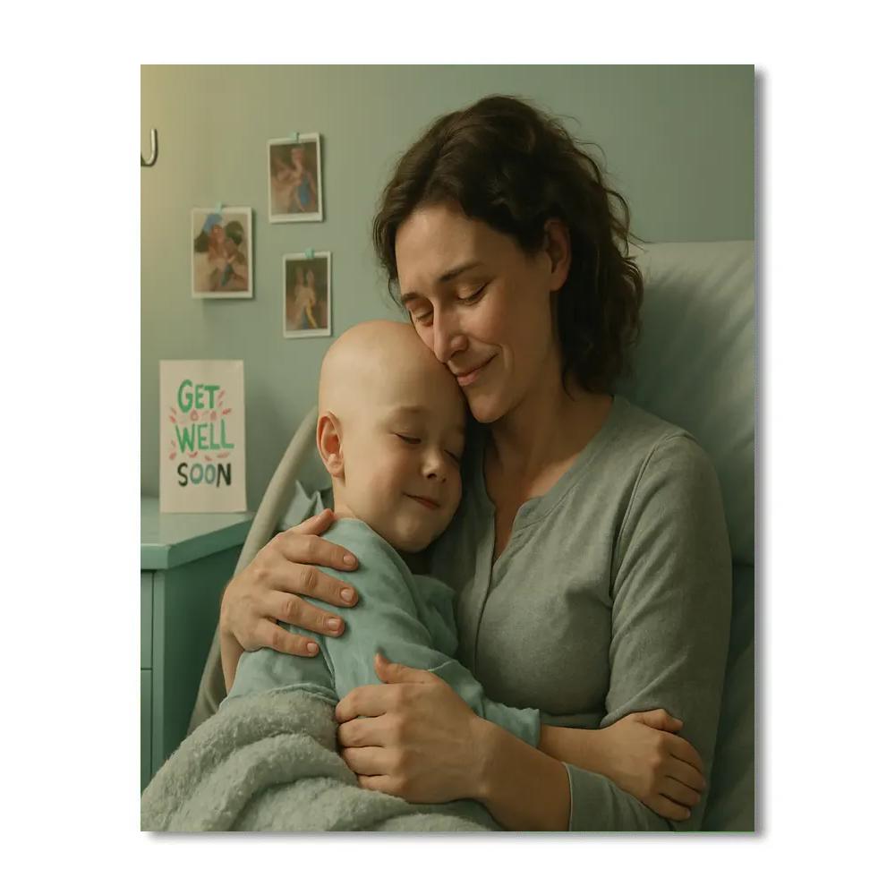 Quiet Hospital Victory Embrace Paint by numbers art