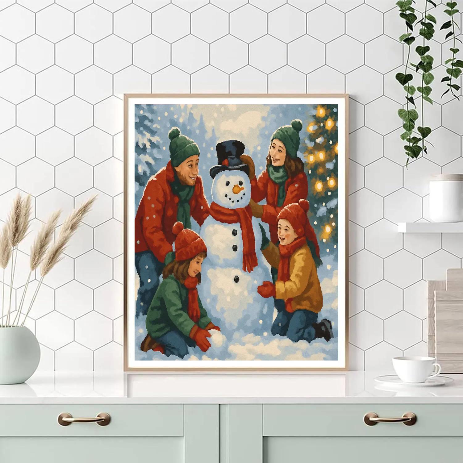 Winter Wonderland Gathering paint by color