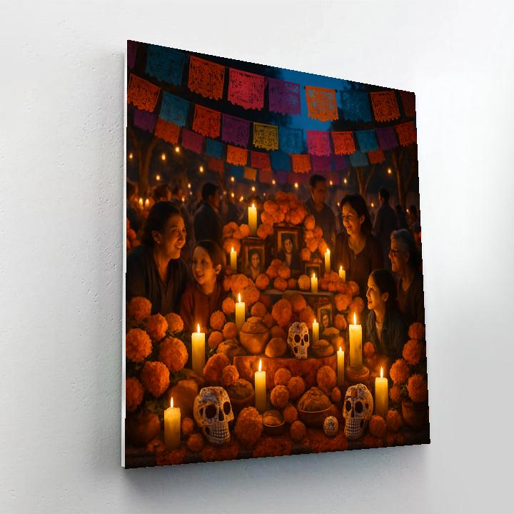 Day Of The Dead Celebration Painting by numbers kit