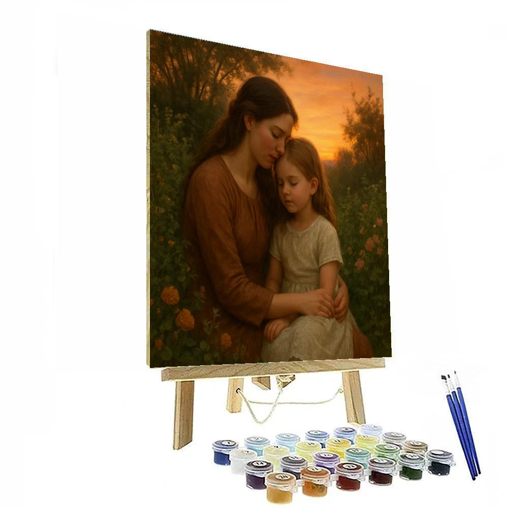 Sunset Garden Whisper Numbered painting kits