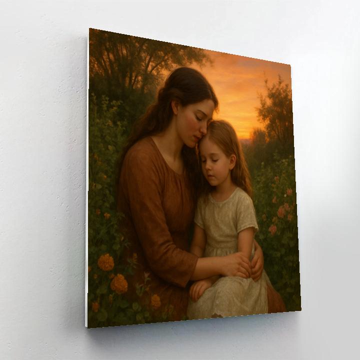 Sunset Garden Whisper Numbered painting kits