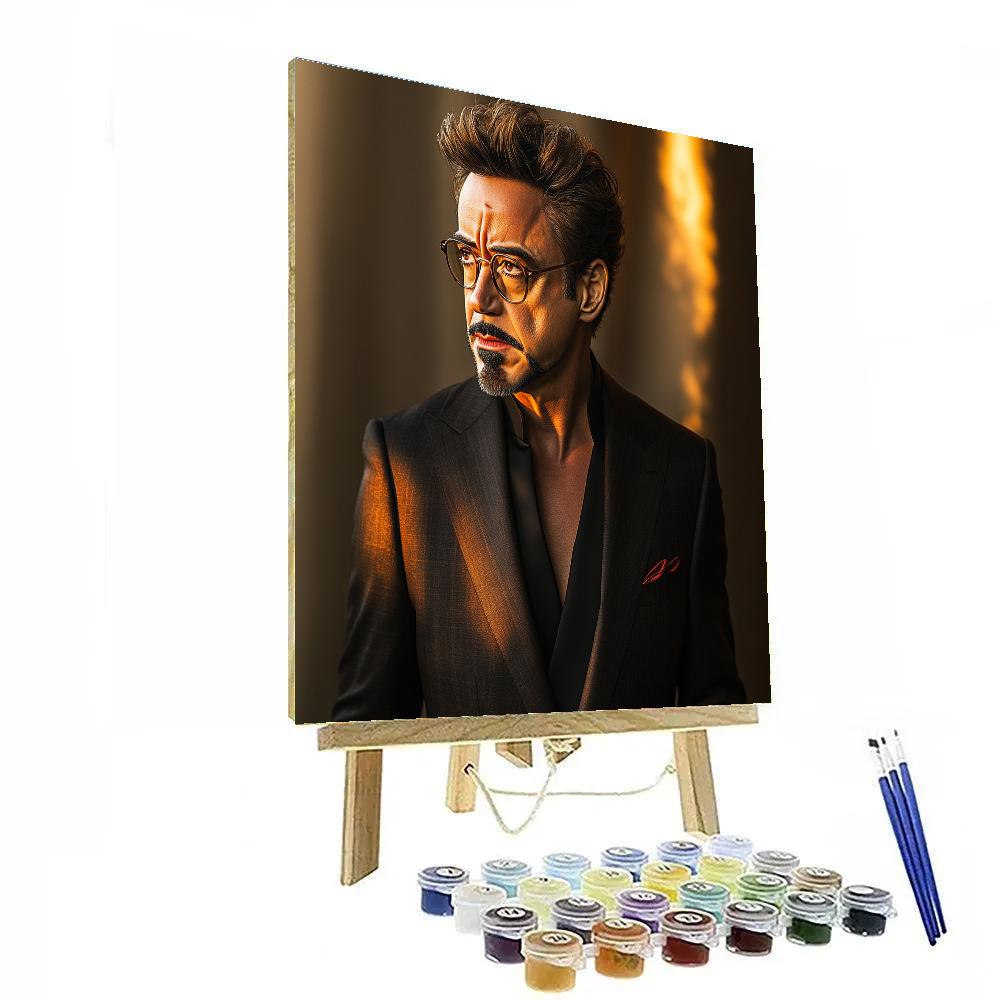 Robert Downey Jr.: Forging The Iron Radius Of A Modern Maverick Number painting