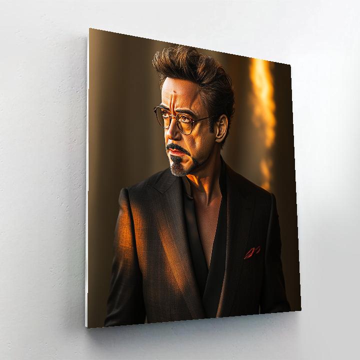 Robert Downey Jr.: Forging The Iron Radius Of A Modern Maverick Number painting