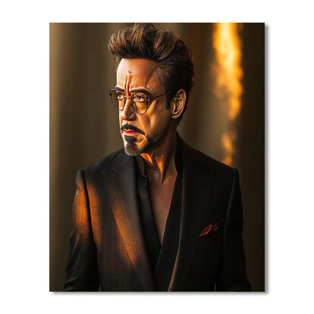 Robert Downey Jr.: Forging The Iron Radius Of A Modern Maverick Number painting