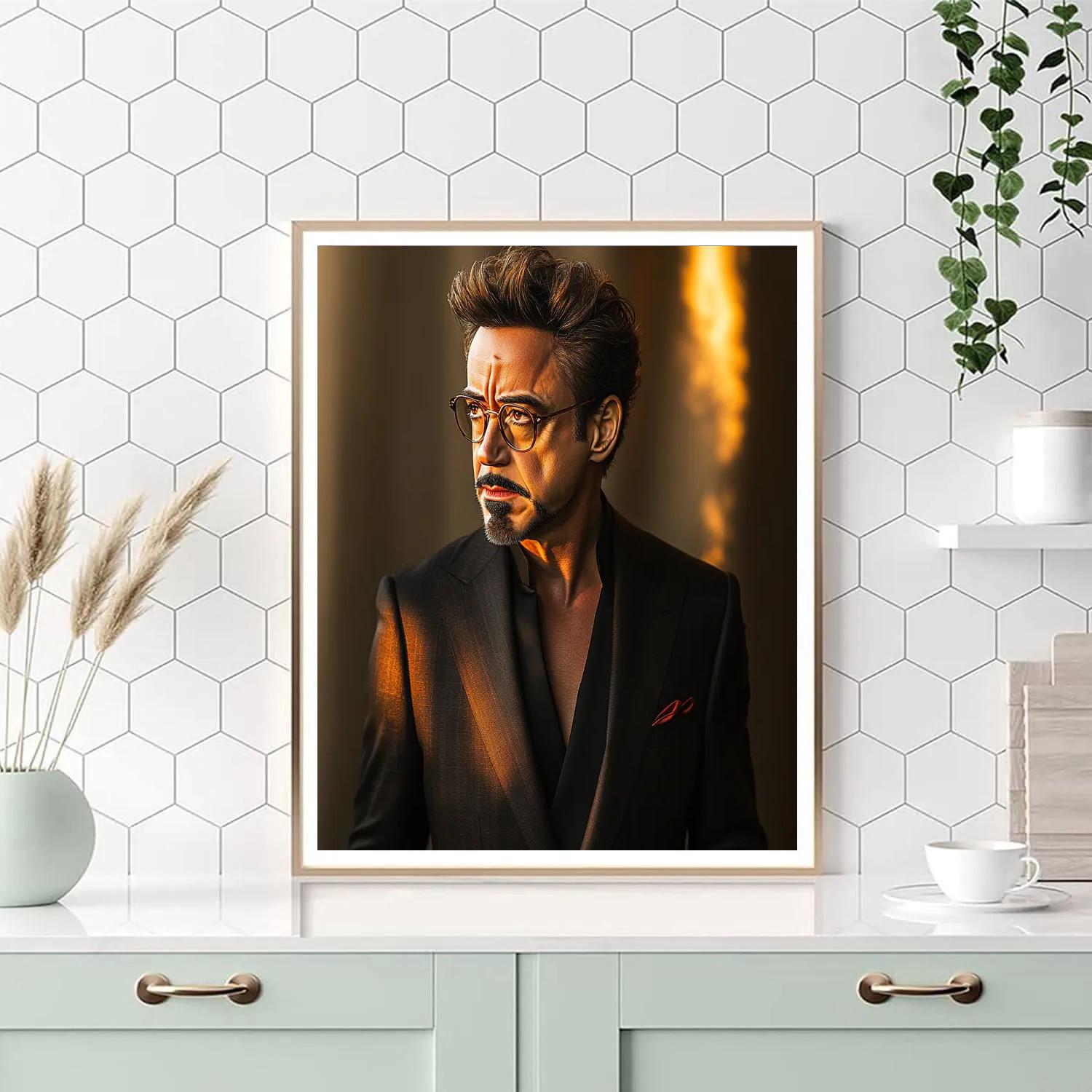 Robert Downey Jr.: Forging The Iron Radius Of A Modern Maverick Number painting