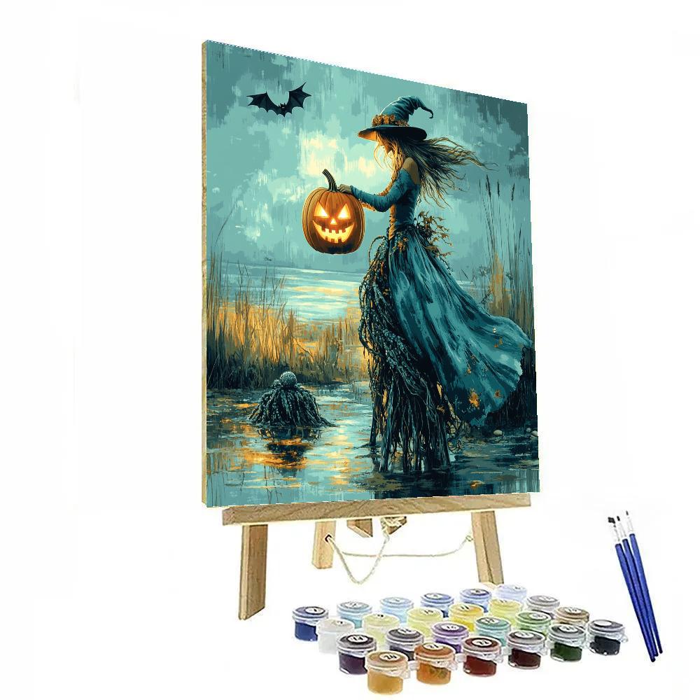 Lantern Witch Of The Salt Marsh painting number kit