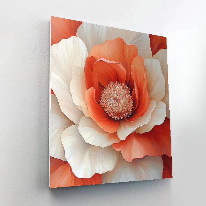 Georgia OKeeffe Inspired Desert Flowers painting number kit