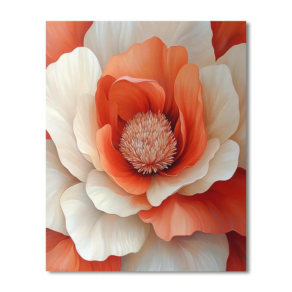 Georgia OKeeffe Inspired Desert Flowers painting number kit