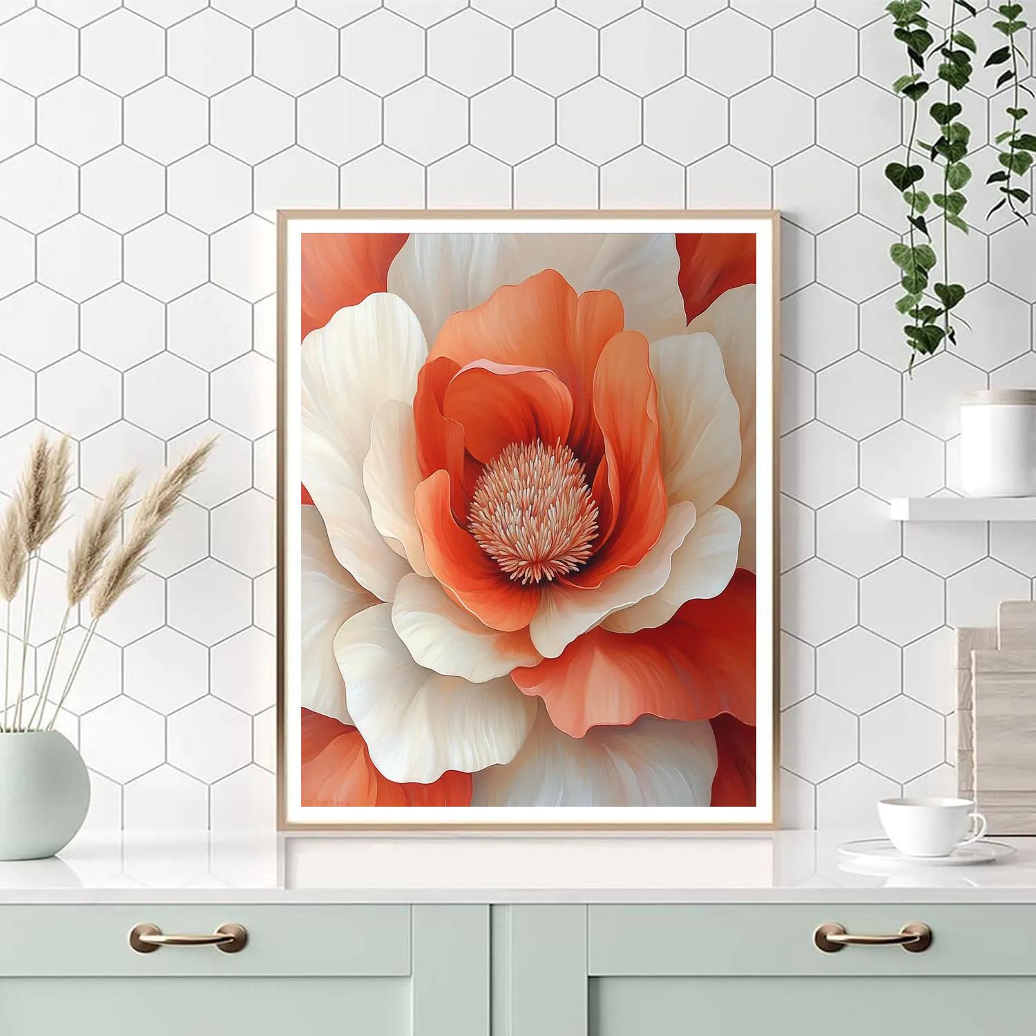 Georgia OKeeffe Inspired Desert Flowers painting number kit