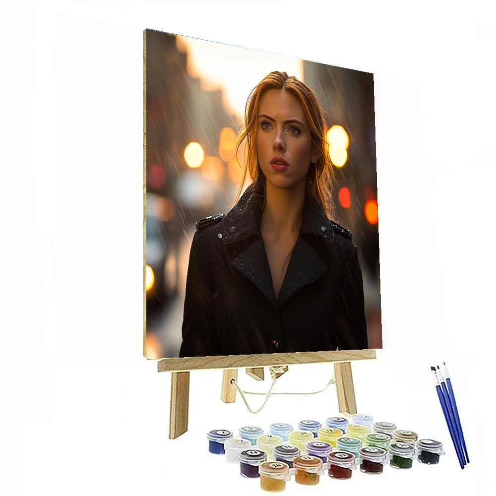 Scarlett Johansson: The Quiet Thread Of A Shadowed Avenger Paint by numbers kits