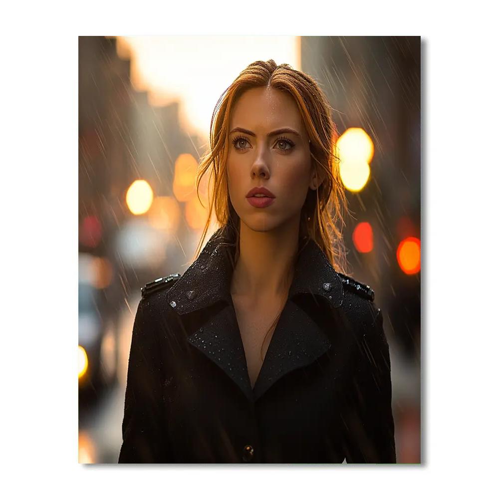 Scarlett Johansson: The Quiet Thread Of A Shadowed Avenger Paint by numbers kits