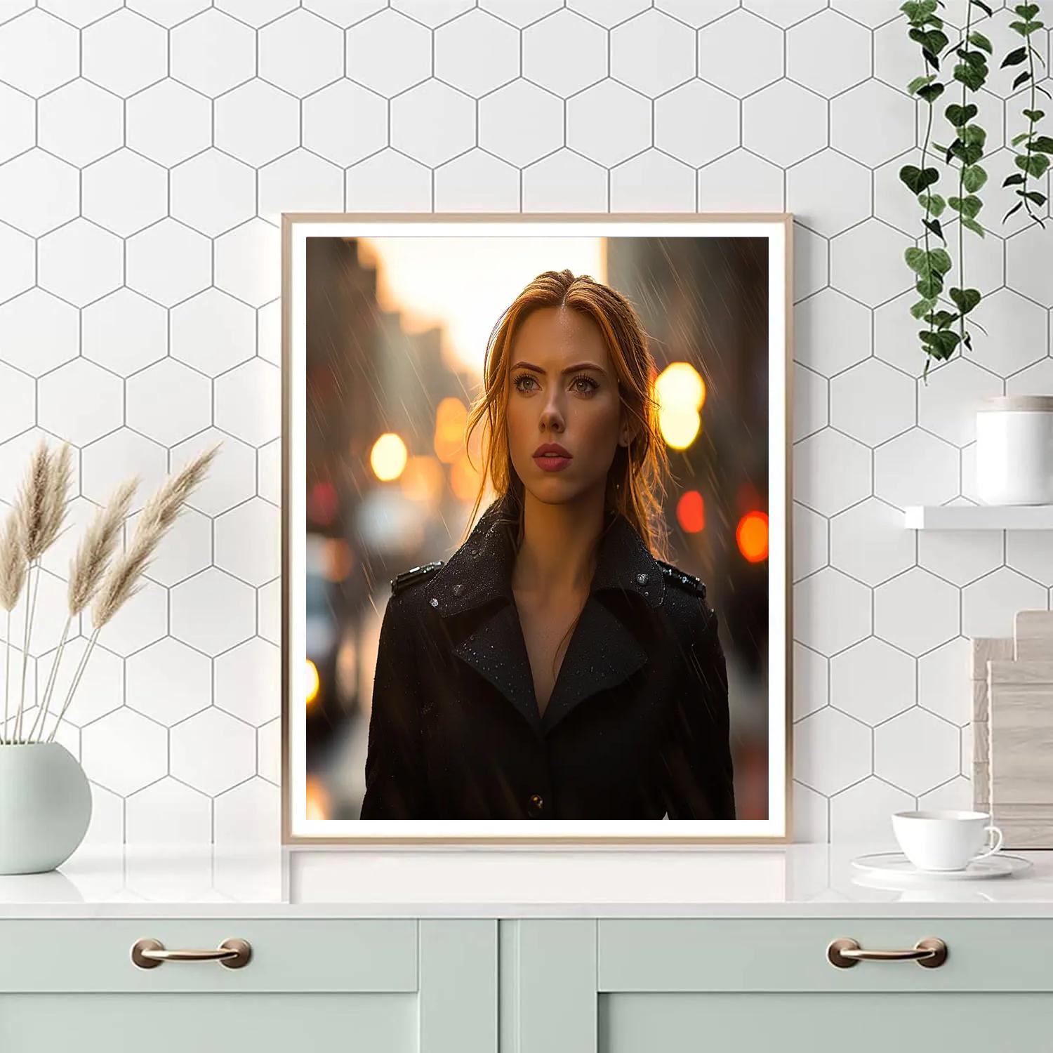 Scarlett Johansson: The Quiet Thread Of A Shadowed Avenger Paint by numbers kits