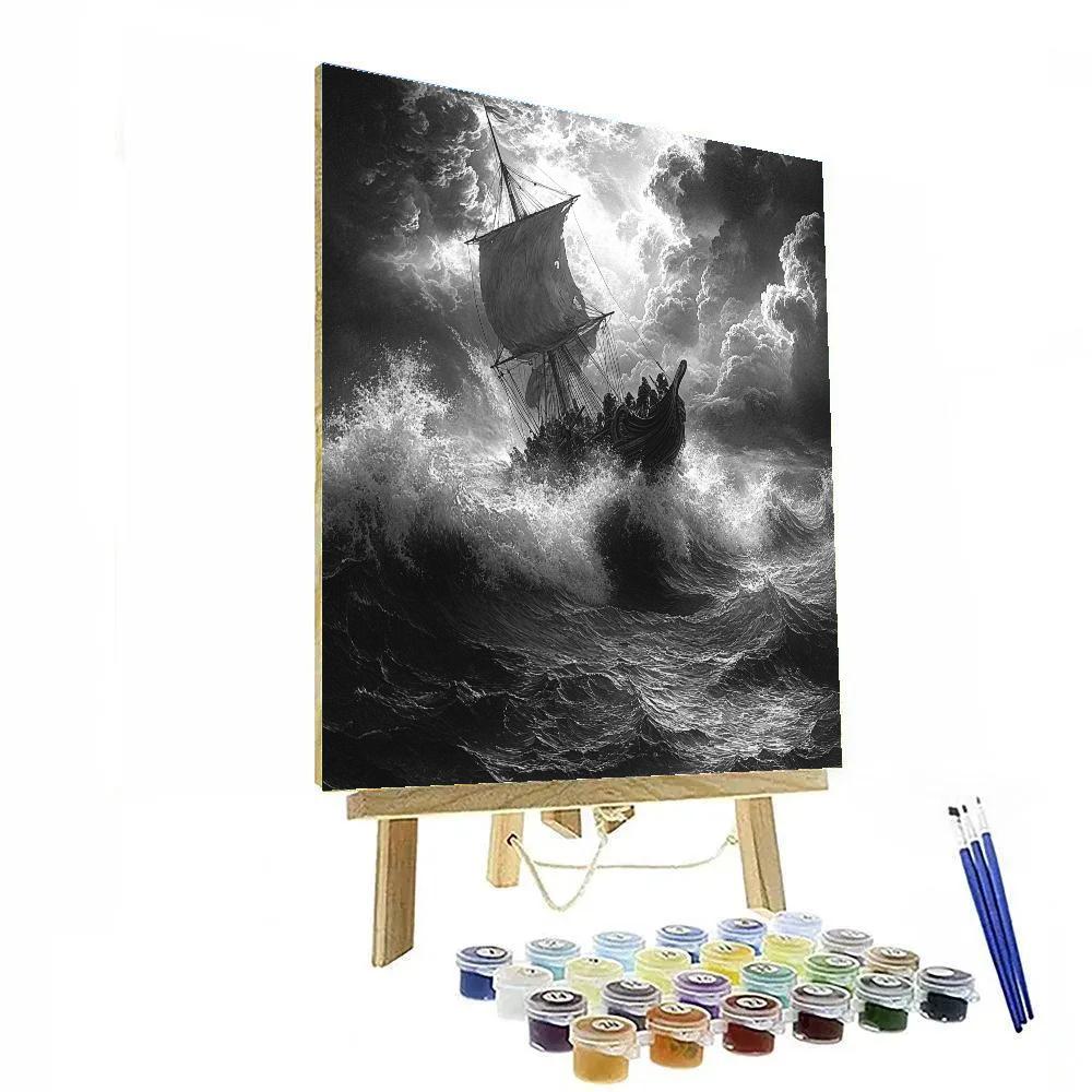 Gustave Doré Inspired Mythic Voyage Number painting