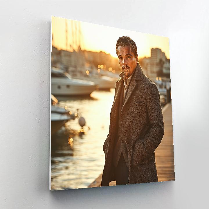 Leonardo DiCaprio: Oceanic Echoes And Boundless Ambition Paint by numbers art