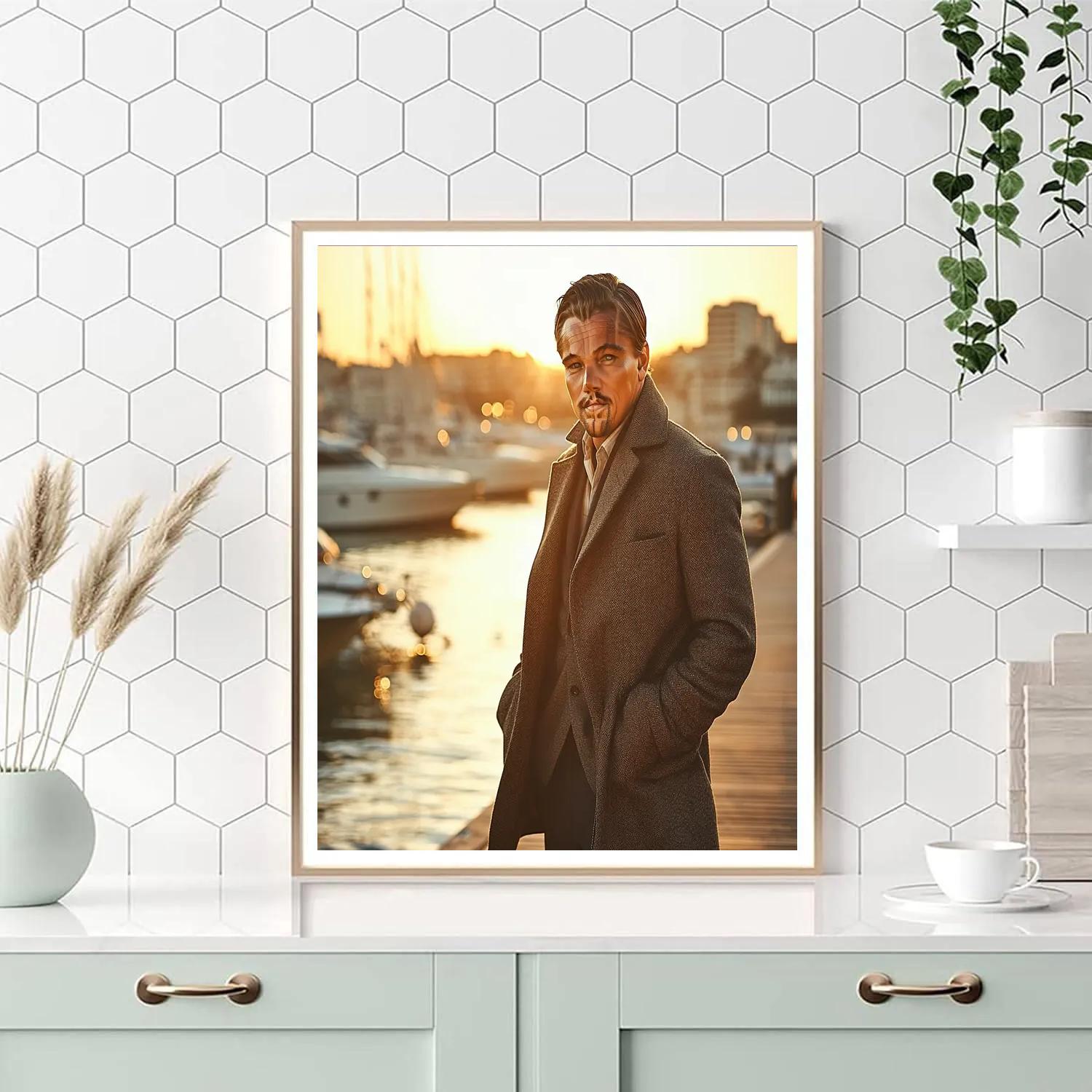 Leonardo DiCaprio: Oceanic Echoes And Boundless Ambition Paint by numbers art