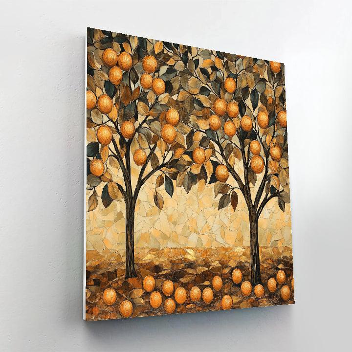 Gustav Klimt Inspired Autumn Orchard Paint by numbers kits