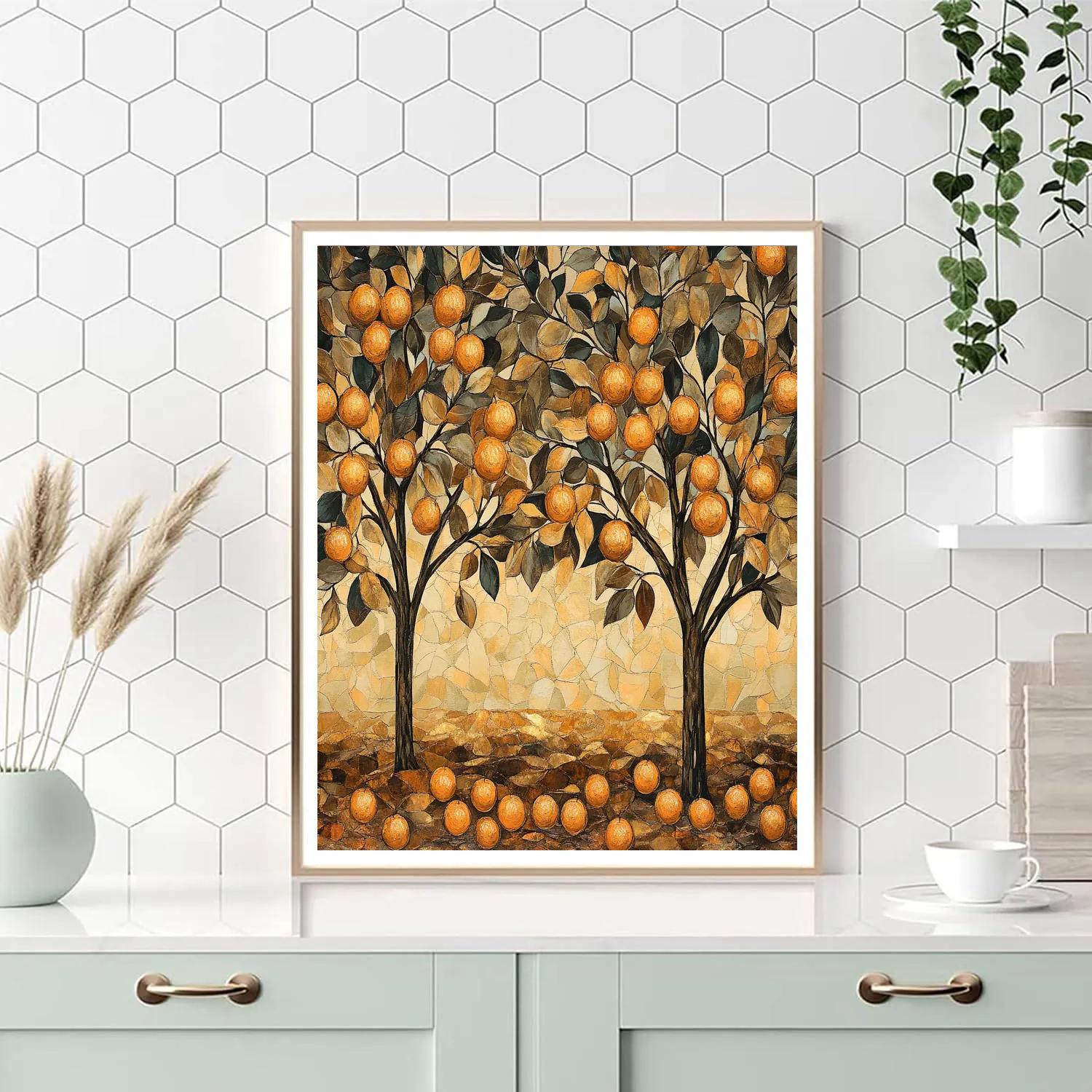 Gustav Klimt Inspired Autumn Orchard Paint by numbers kits