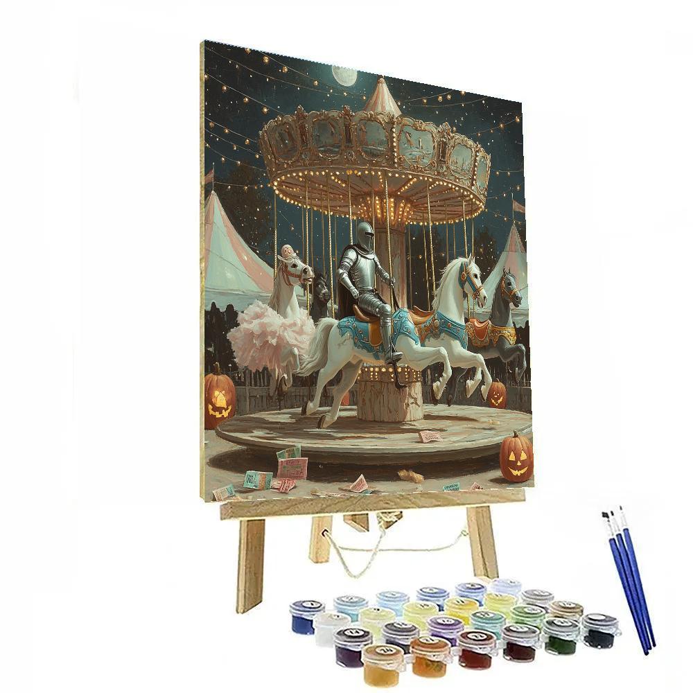 Midnight Carousel Of Lost Costumes paint by numbers